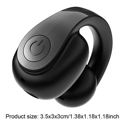 Wireless Ear Clip On Earphone Waterproof Bluetooth-Compatible 5.4 Sports Earphones Noise Canceling HiFi Stereo Headset