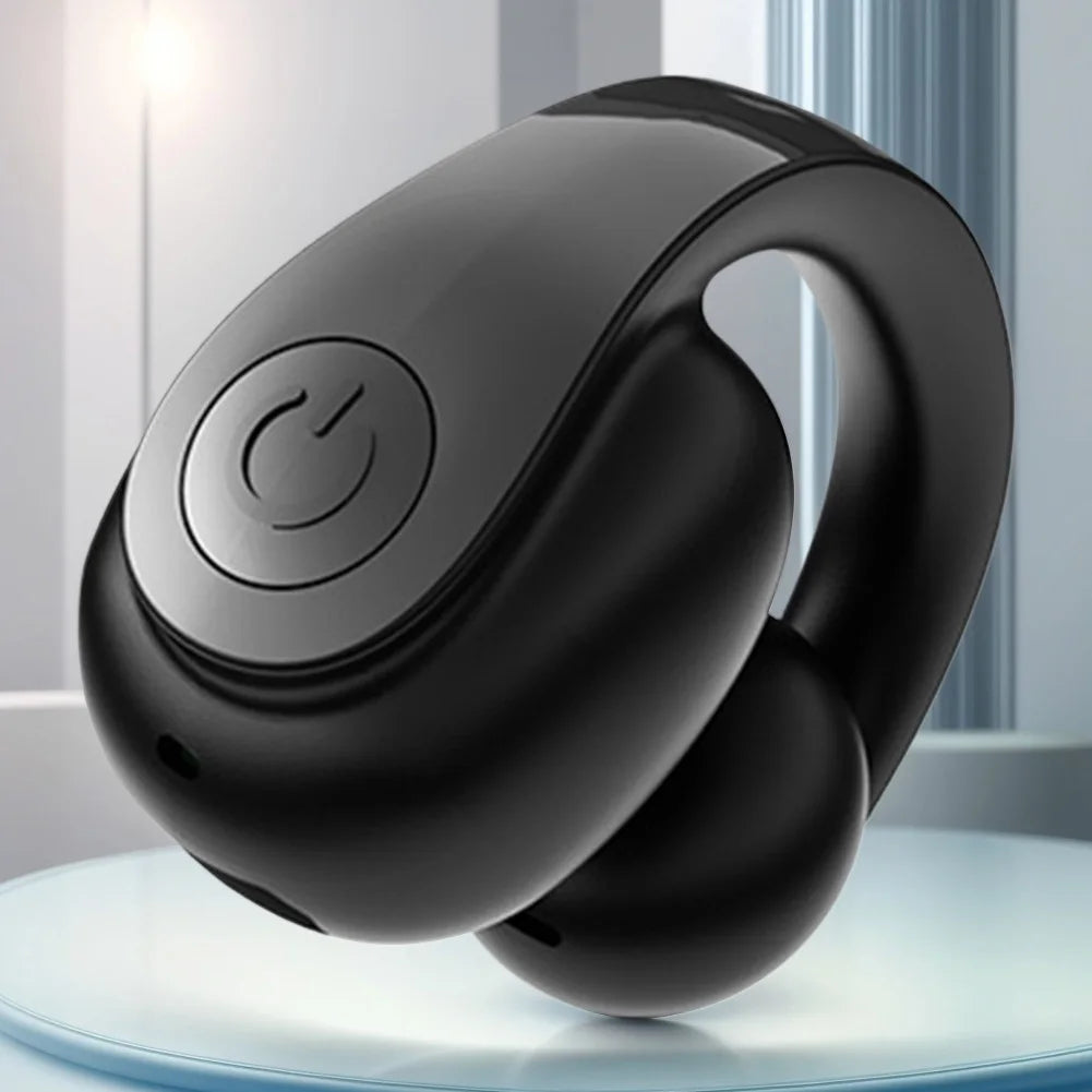 Wireless Ear Clip On Earphone Waterproof Bluetooth-Compatible 5.4 Sports Earphones Noise Canceling HiFi Stereo Headset