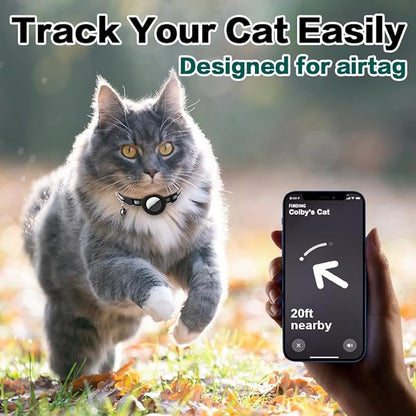 Waterproof Reflective AirTag Collar for Dog & Cat