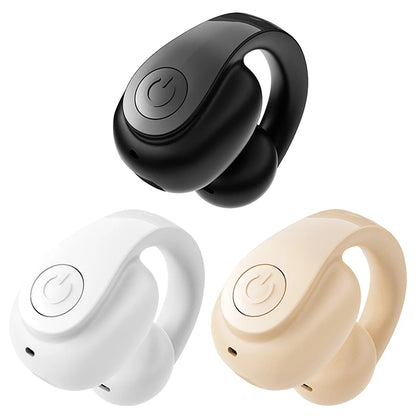 Wireless Ear Clip On Earphone Waterproof Bluetooth-Compatible 5.4 Sports Earphones Noise Canceling HiFi Stereo Headset
