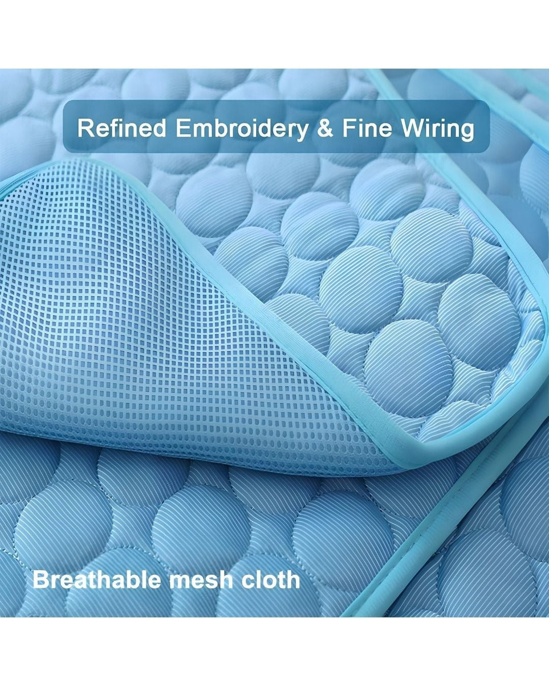 Cooling Mat For Dogs and Cats – Breathable Ice Silk